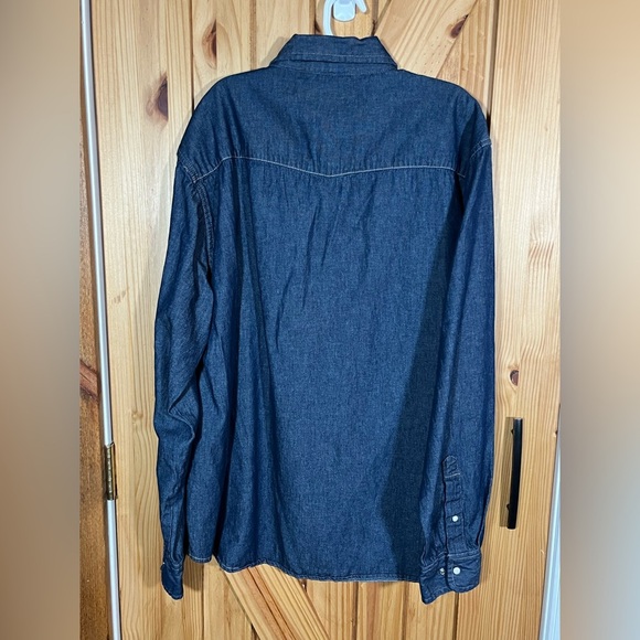 Turtle Bay New York Women's Denim Button Down Shirt Size Large - Picture 5 of 6